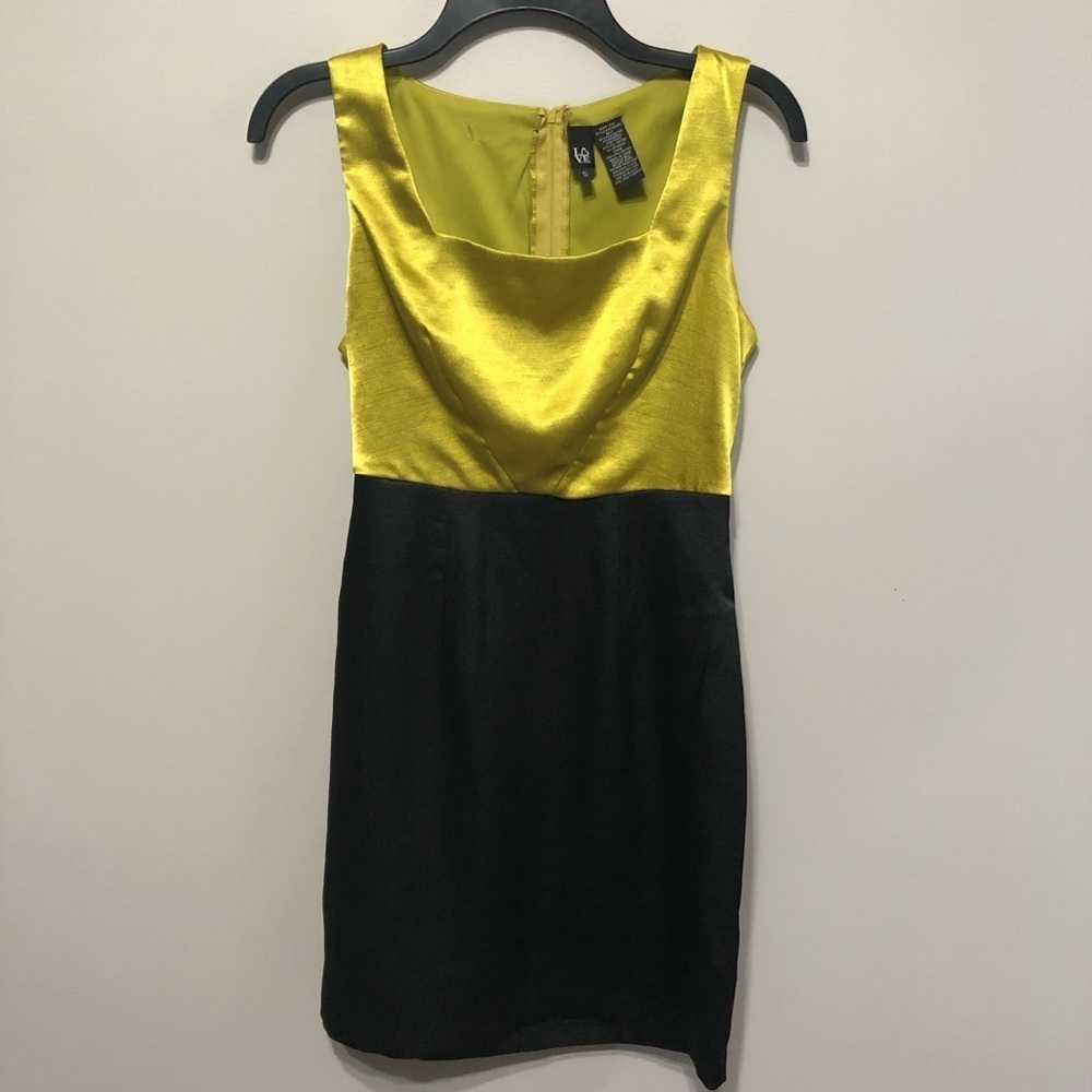 Sexy Cocktail Dress Black & Green Mini